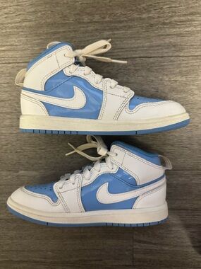 Nike Blue Air Jordan 1 Mid Sneakers size 13C